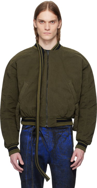 Яке бомбър Ottolinger Ottolinger Strap Bomber Jacket Зелено | 109-700509-01, 0
