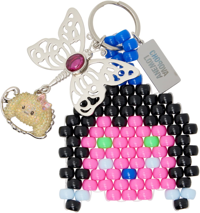 Ключодържатели Chopova Lowena Chopova Lowena Imogen Multicolor Beaded Pixel Art Keychain Многоцветен | 6700