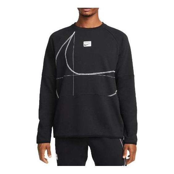 Суитчър Nike Dri-FIT Long-Sleeve Fleece Fitness Top Черно | DQ6622-010