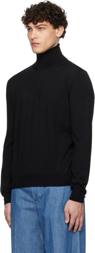 Пуловер Valentino Signature Turtleneck Черно | 6V3KC31RAD1, 3