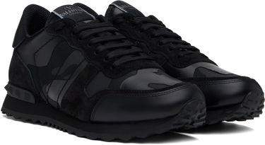 Кецове и обувки Valentino Valentino Garavani Rockrunner Camouflage Черно | 6Y2S0723NSD, 3