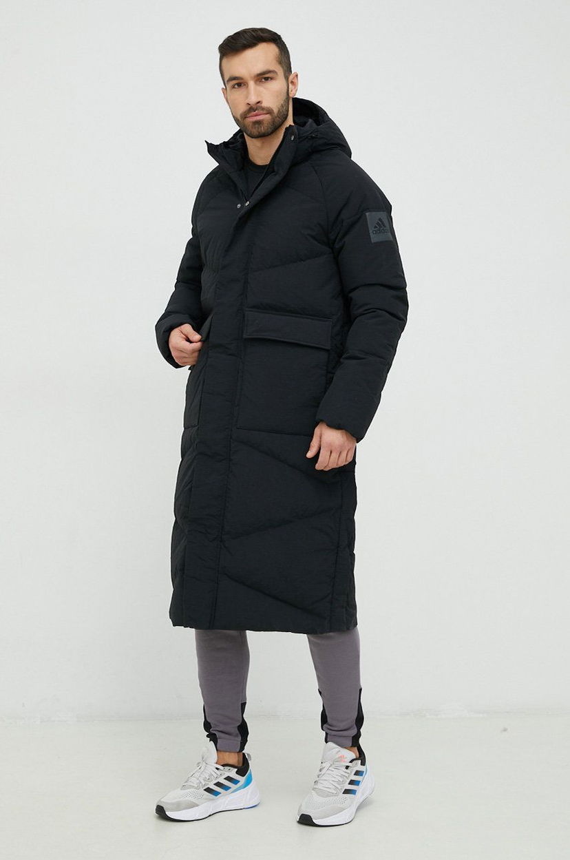 Палта adidas Originals Long Puffer Coat Adidas Черно | HN9927