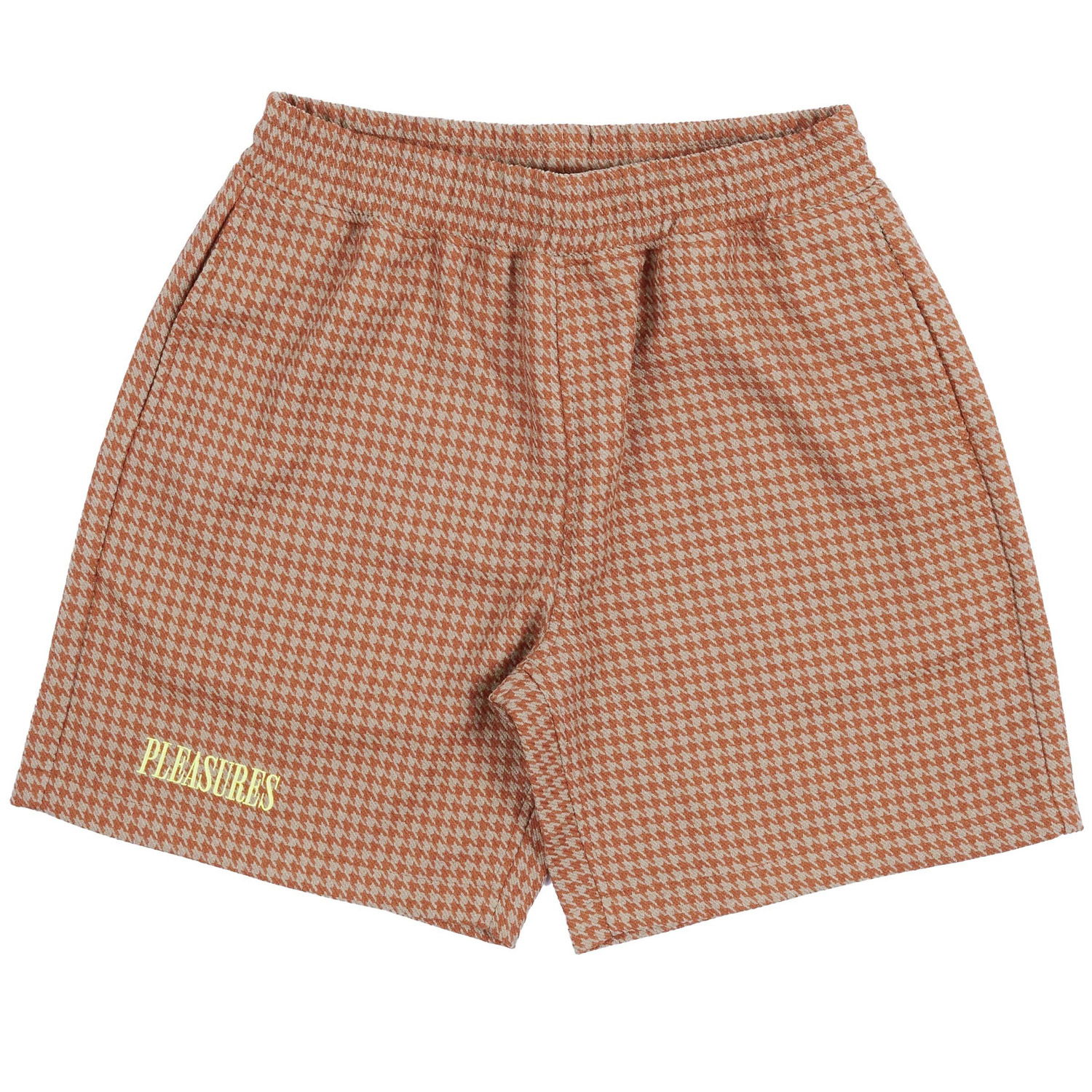 Къси панталони Pleasures Intercept Houndstooth Shorts Кафяво | P23F007-BROWN, 0