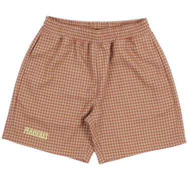 Къси панталони Pleasures Intercept Houndstooth Shorts Кафяво | P23F007-BROWN, 0
