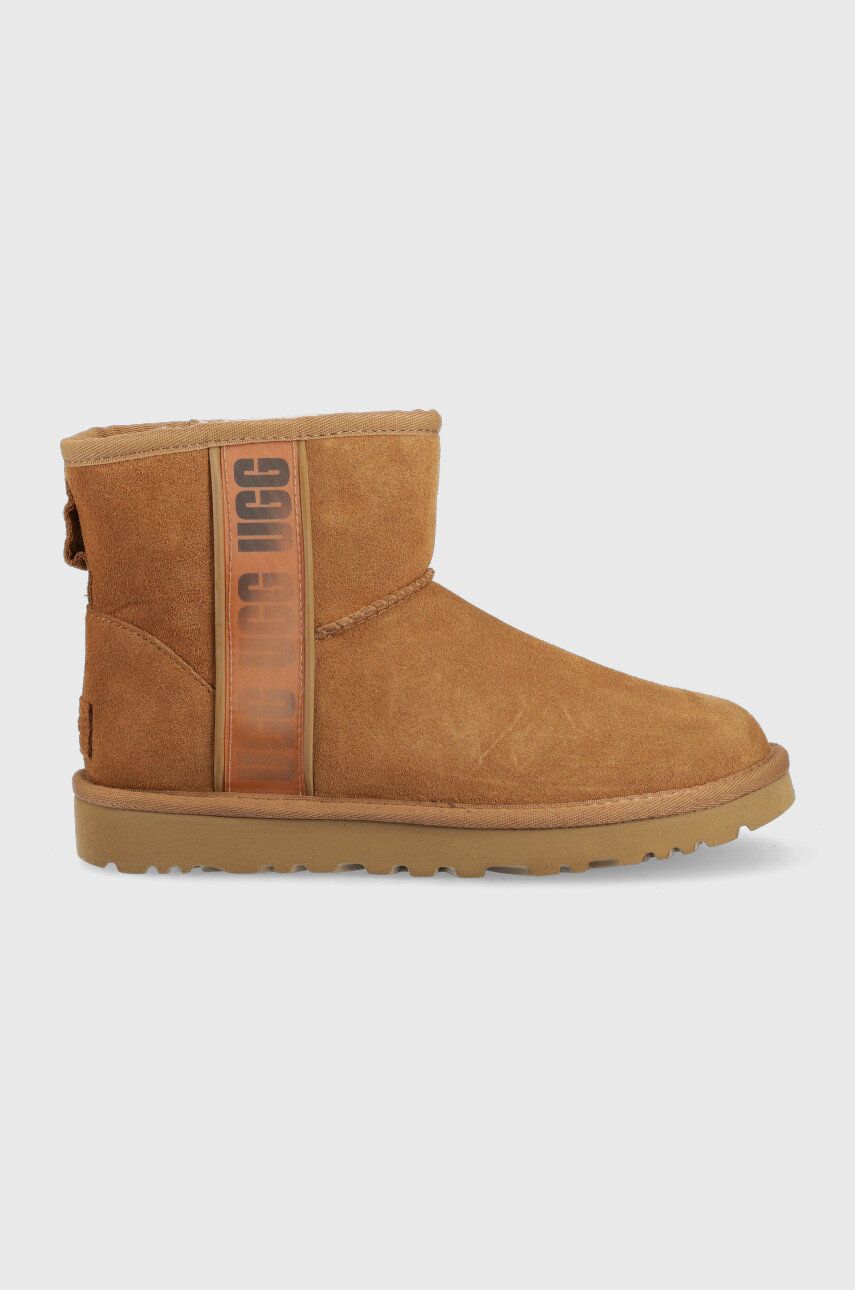 Кецове и обувки UGG Classic Mini Side Logo II Chestnut Кафяво | 1134962.CHE, 0