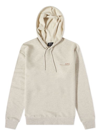 Суитчър A.P.C. Item Logo Hoodie Бежово | COEZD-H27672-PAA