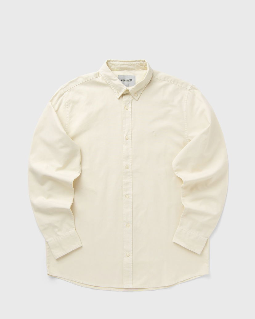 Риза Carhartt WIP Bolton Long Sleeve Shirt Бежово | I030238-1NG.XX