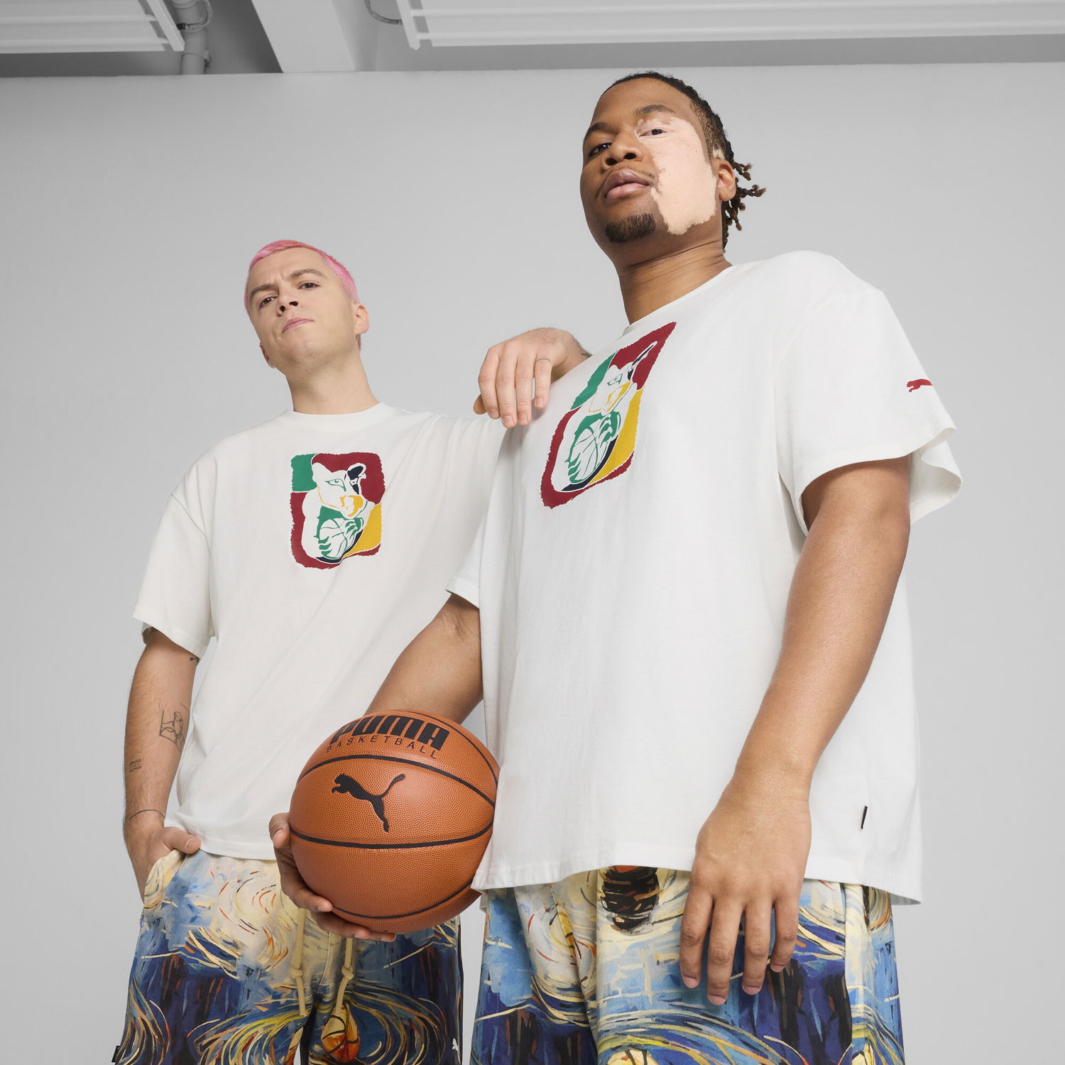 Тениска Puma Dylan Exhibit Basketball T-Shirt Бяло | 630673_01, 0
