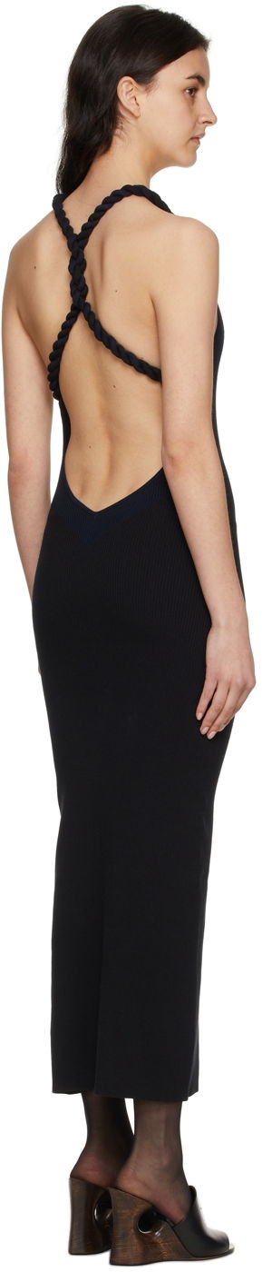 Pокля Dion Lee Cotton Midi Halter Dress Черно | A7577S22, 2