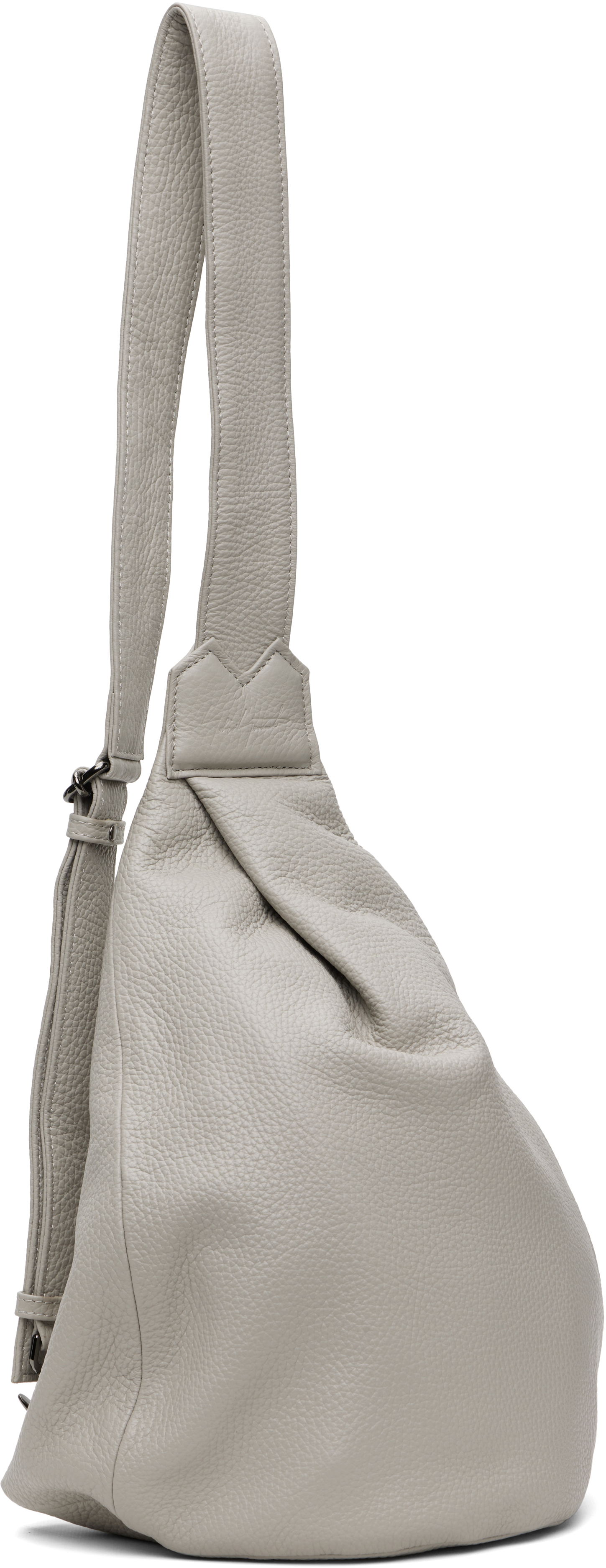 Чанта през рамо Yohji Yamamoto YOHJI YAMAMOTO Tuck Sling Small Bag Сиво | DP-I92-718, 1