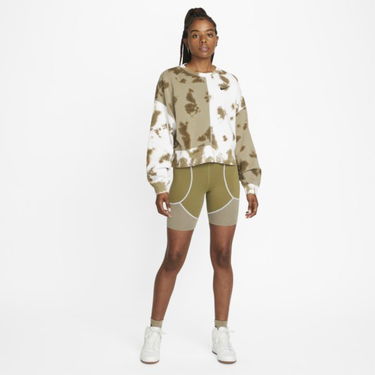 Суитчър Nike Oversized Fleece Tie-Dye Crew Sweatshirt Многоцветен | DM6357-351, 0