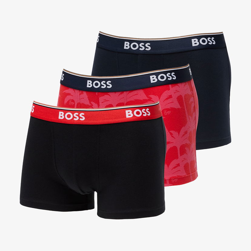 Боксерки BOSS Power Design Trunk 3-Pack Black/ Navy/ Red Многоцветен | 50514950-980