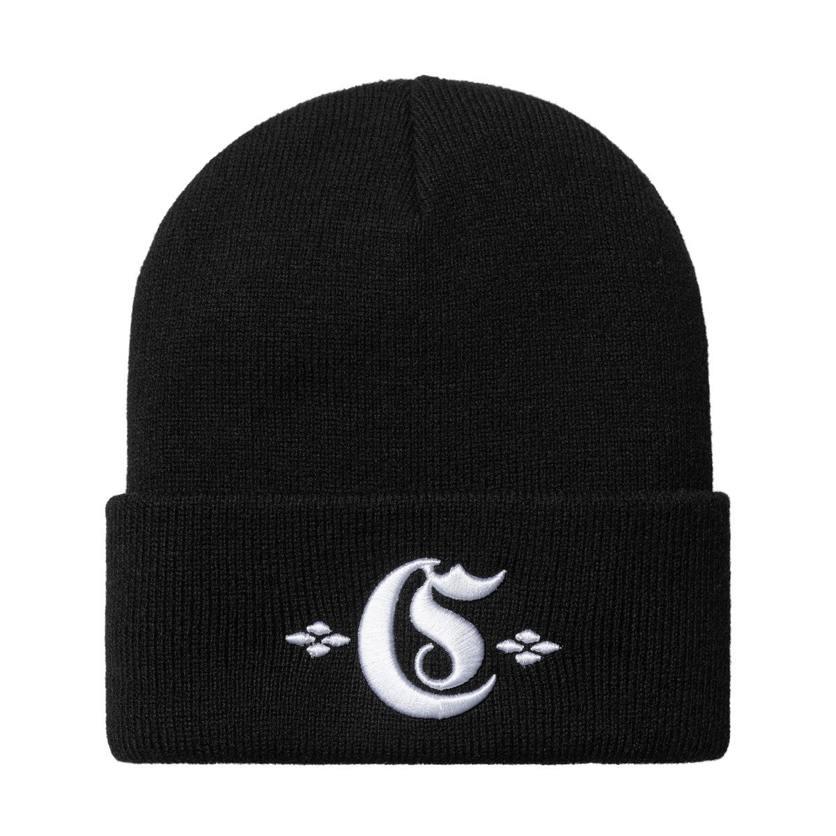 Шапка Carhartt WIP Embroidered Logo Beanie Черно | I034367_1, 0