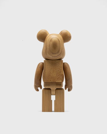 Колекционерско Medicom Toy KARIMOKU BAMBOO BEARBRICK 400% Кафяво | MED2353, 1