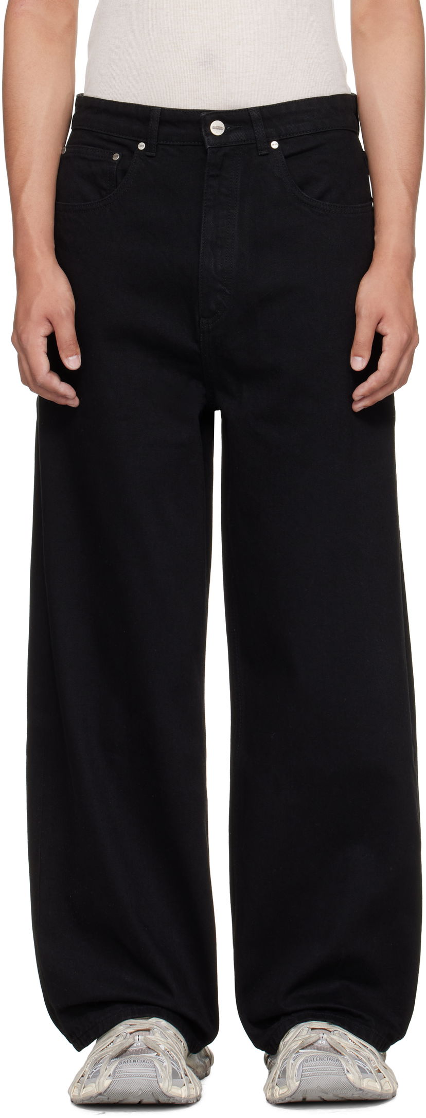 Дънки Han Kjøbenhavn Han Kjobenhavn Baggy Jeans Черно | M-134348