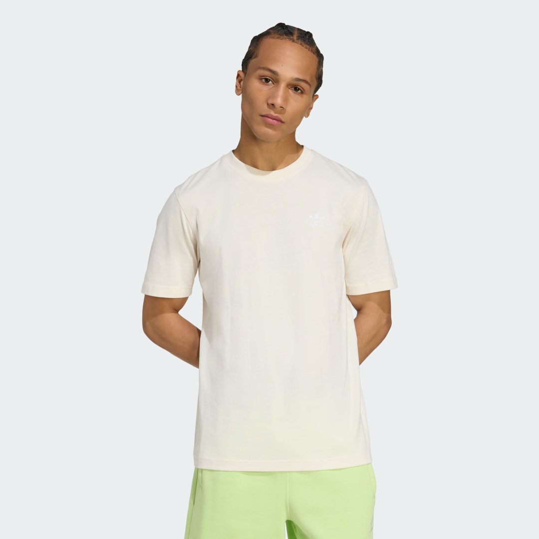 Тениска adidas Performance Trefoil Essentials T-Shirt Бежово | JY6268, 0