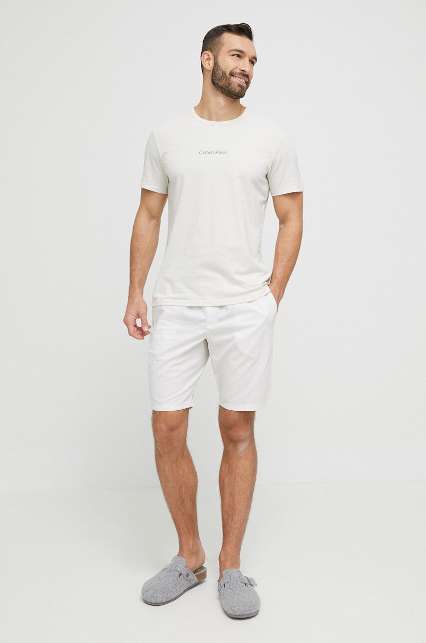Пижама CALVIN KLEIN Pyjamas Shorts Бяло | 000NM2183E.PPYX, 0