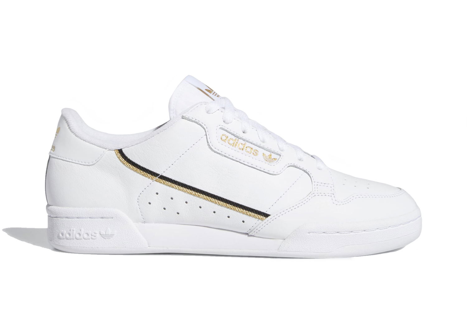 Кецове и обувки adidas Originals Continental 80 Gold Metallic Бяло | EG5663, 0