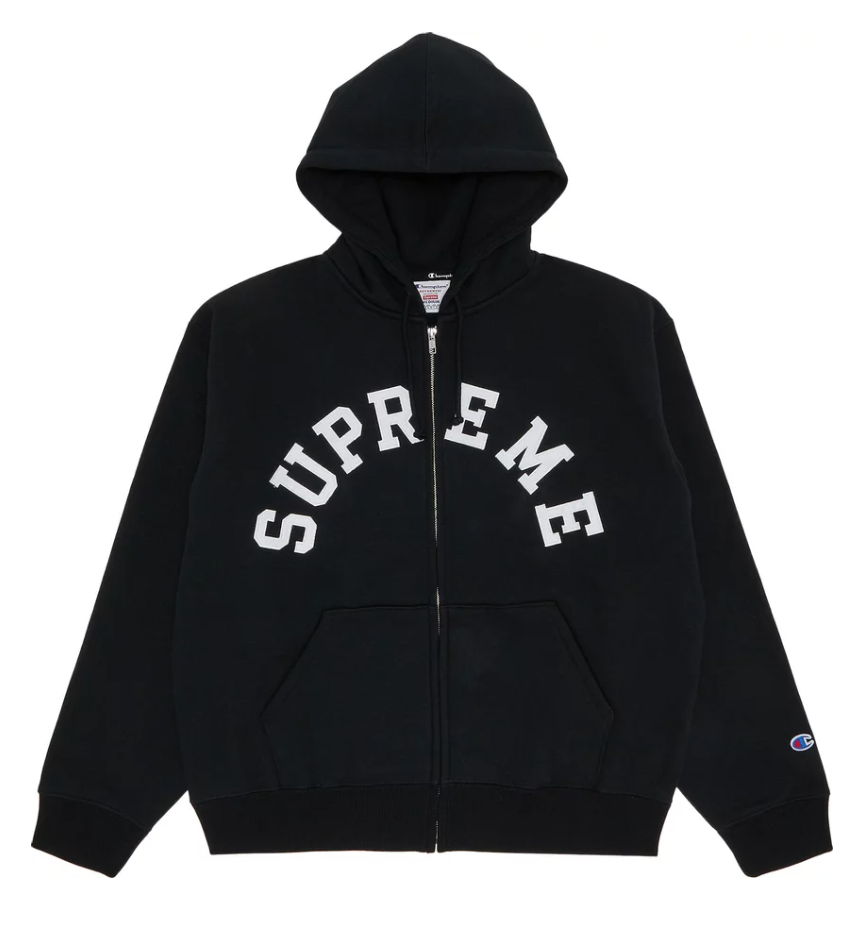 Суитчър Supreme Champion Zip Up Hooded Sweatshirt Black Черно | SS24SW37 BLACK, 0