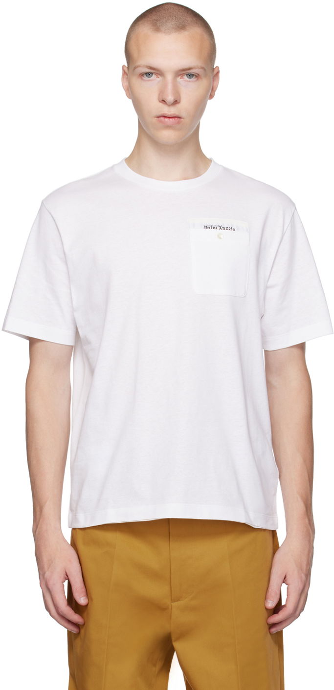 Тениска Palm Angels White Sartorial Бяло | PMAA088E23JER0010103, 0