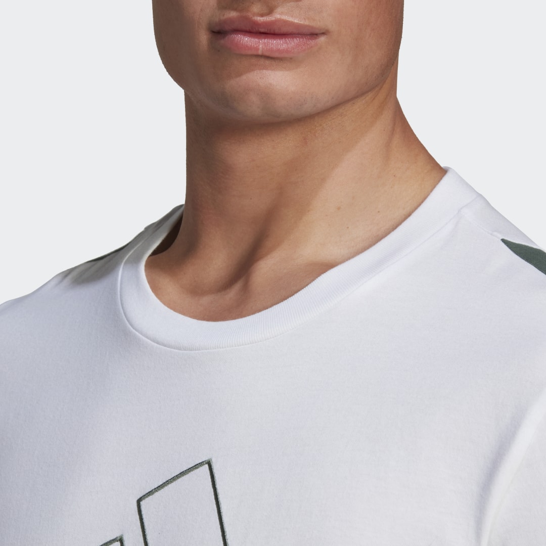 Тениска adidas Originals Future Icons Embroidered Badge of Sport Tee Бяло | HK2162, 1