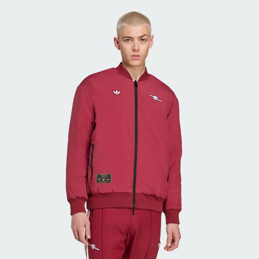 Яке бомбър adidas Performance Arsenal Terrace Icons Bomber Jacket Червено | JM9404