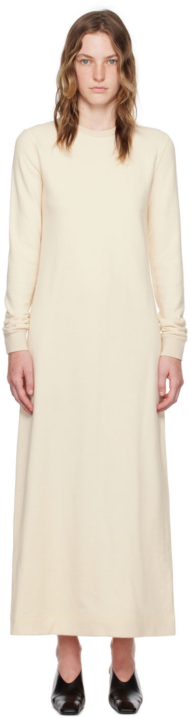Pокля Jil Sander Embroidered Maxi Dress Бежово | J40CT0134_J20083, 0