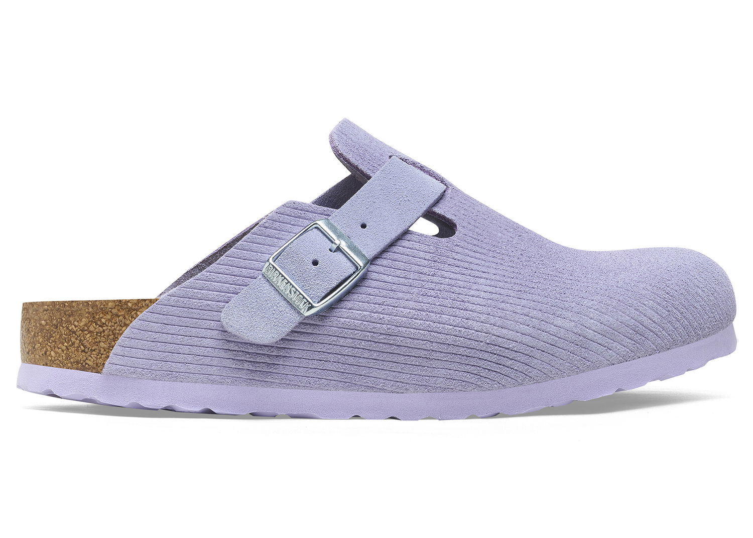 Кецове и обувки Birkenstock Boston Embossed Corduroy Suede Purple Fog Синьо | 1026136/1026126, 0