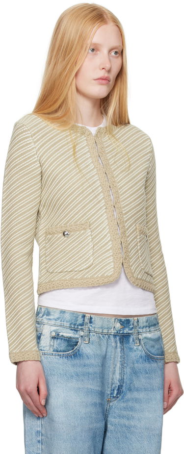Пуловер rag & bone Rag & Bone Claire Knit Cardigan Бежово | WAS25P026SD26, 1