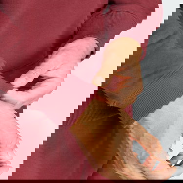 Суитчър adidas Originals Mikina FC Bayern Lifestyler Бургунди | HY3308, 6