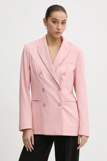 Яке Fiorucci Fiorucci Double-Breasted Blazer Розово | W01FMBDO059WO01PN02, 0