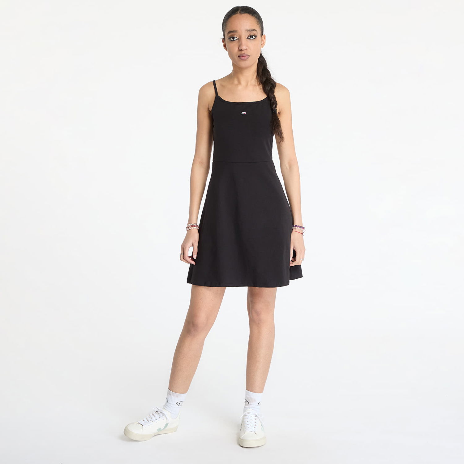 Pокля Tommy Hilfiger Tommy Jeans Essential Strap Dress Черно | DW0DW21354 BDS, 0