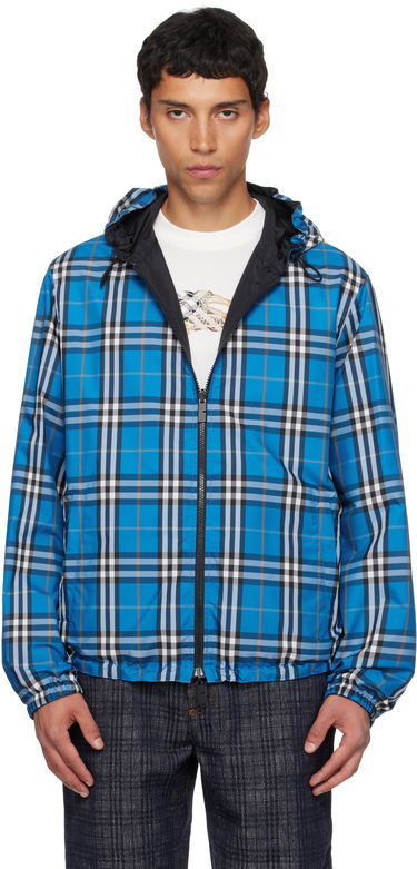 Яке Burberry Burberry Hooded Reversible Jacket Синьо | 8110369, 0