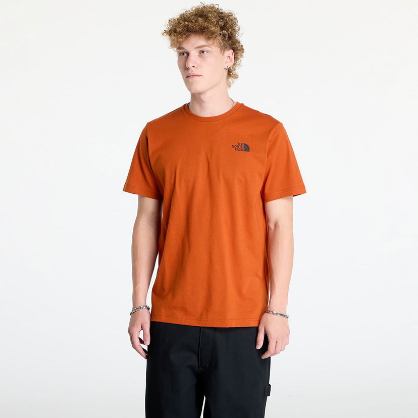 Тениска The North Face S/S Box Nse Celebration Tee Earthen Copper Оранжево
 | NF0A87NV1I01