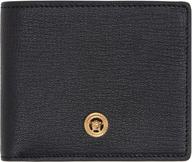 Портфейл Versace Bifold Leather Wallet with Logo Accent Черно | DPU2463_1A10544, 0
