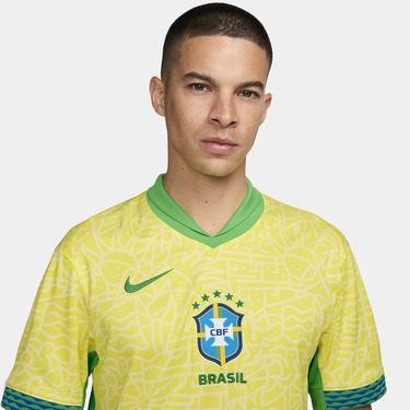 Фланелка Nike Dri-FIT Replica Brazil 2024/25 Stadium Жълто | FJ4284-706, 4