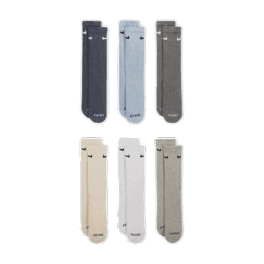 Чорапи Nike Everyday Plus Cushioned Training Socks (6 Pairs) Сиво | SX6897-901, 4