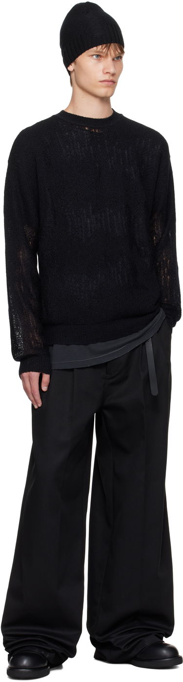 Пуловер Ann Demeulemeester Ann Demeulemeester Kamillo Oversize Sweater Черно | B0013187-KN070-099, 3