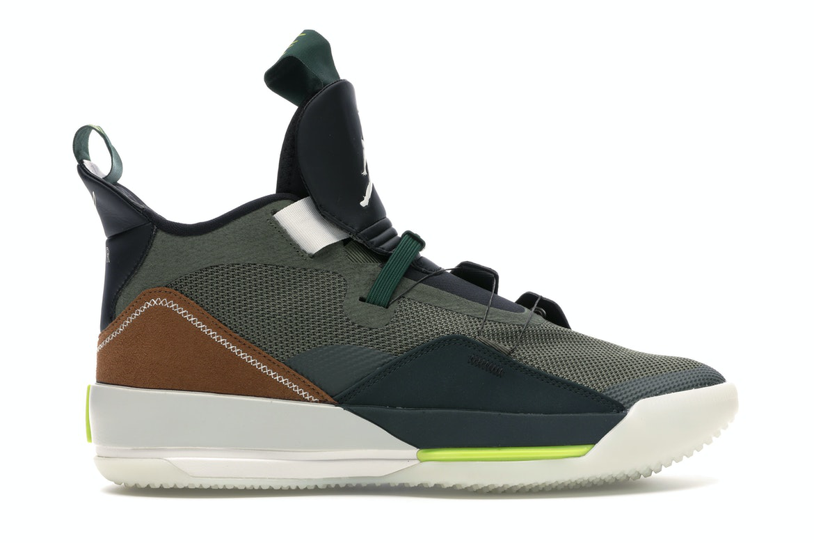 Кецове и обувки Jordan Travis Scott x Jordan 33 "Olive" Зелено | CD5965-300, 0