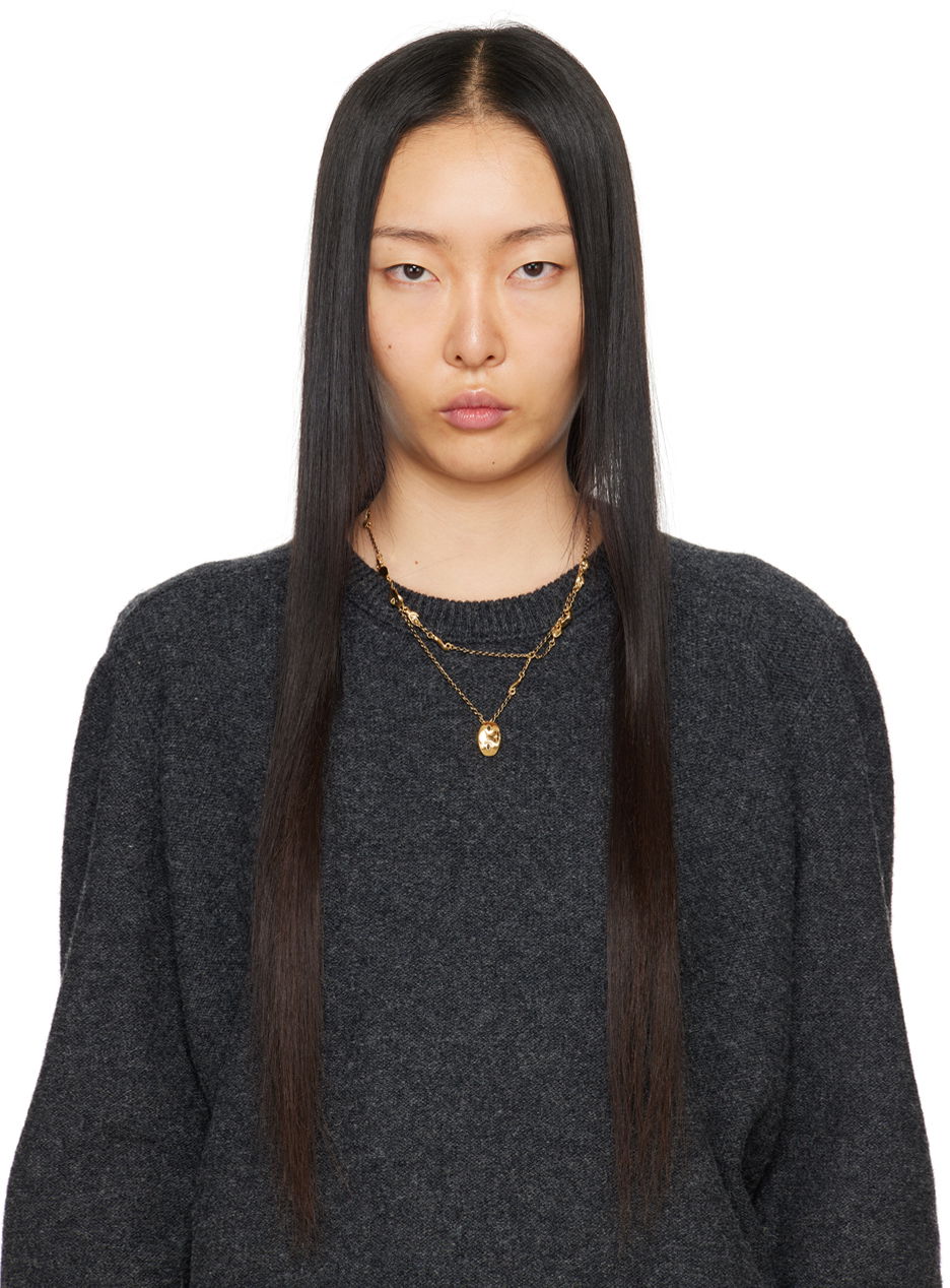 Колие LEMAIRE LEMAIRE Layered Charm Necklace Металик | JW0019 LO036, 1