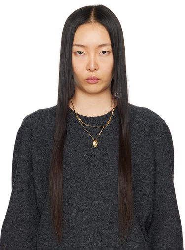 Колие LEMAIRE LEMAIRE Layered Charm Necklace Металик | JW0019 LO036, 1
