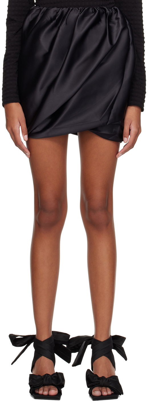Пола GANNI Balloon Miniskirt Черно | F8455, 0
