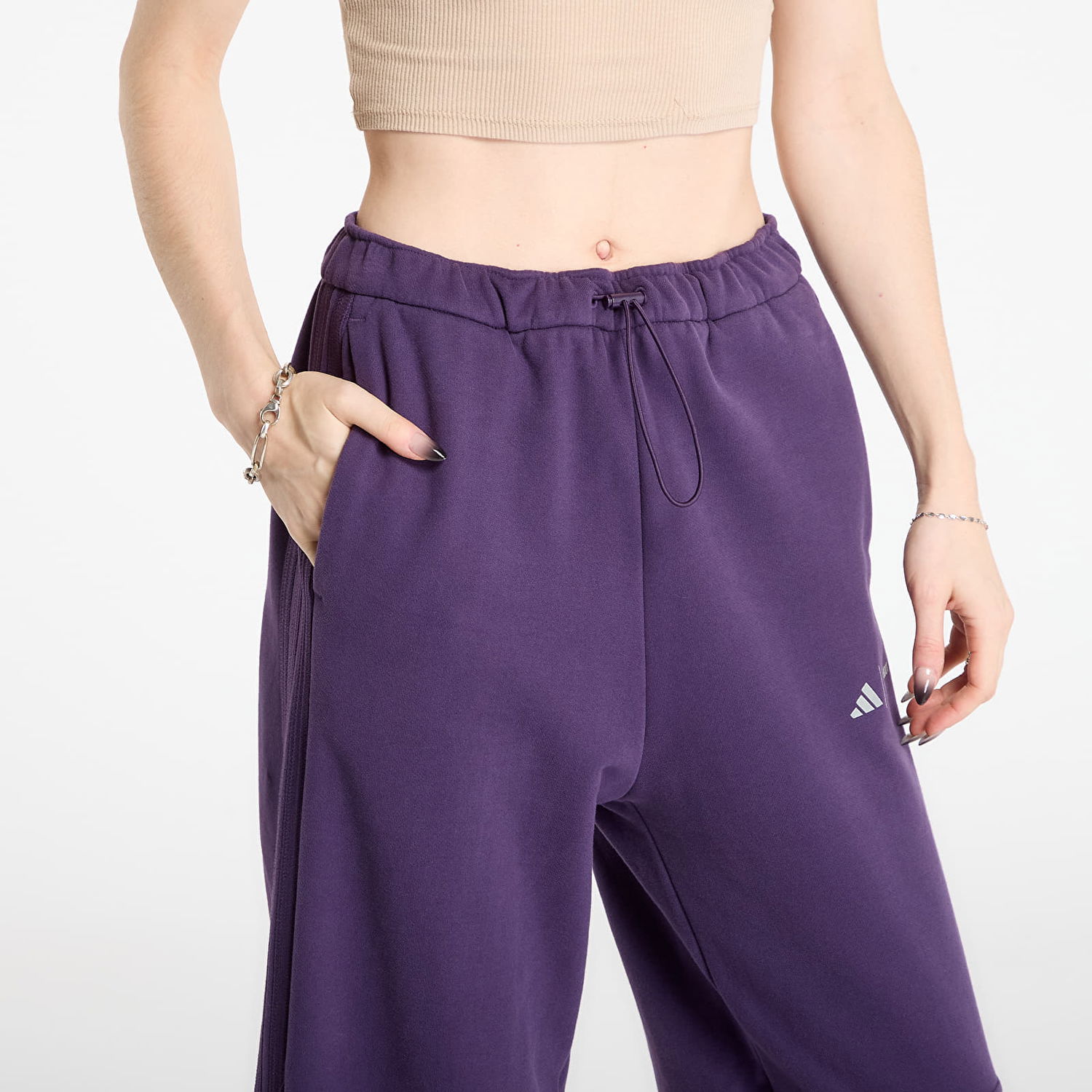 Спортни панталони adidas Performance Moonboot Tracksuit Pant Лилаво | JM8916, 1