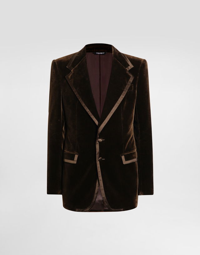 Dolce & Gabbana Single-Breasted Velvet Jacket