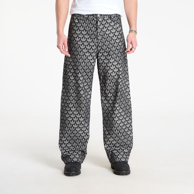 Monogram Wide-Leg Pants