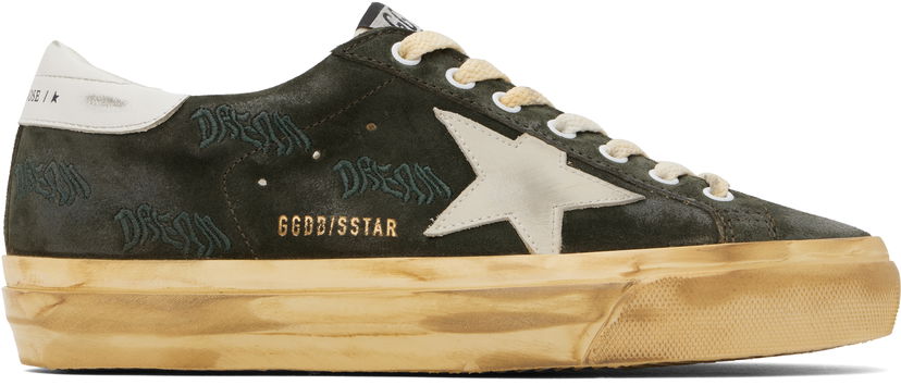 Кецове и обувки Golden Goose Super Star High Foxing Зелено | GMF00672.F006144.35894