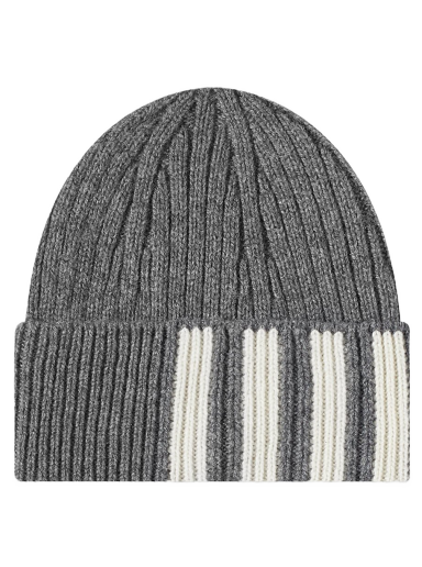 Шапка Thom Browne Cashmere 4 Bar Beanie Сиво | MKH009A-00011-035