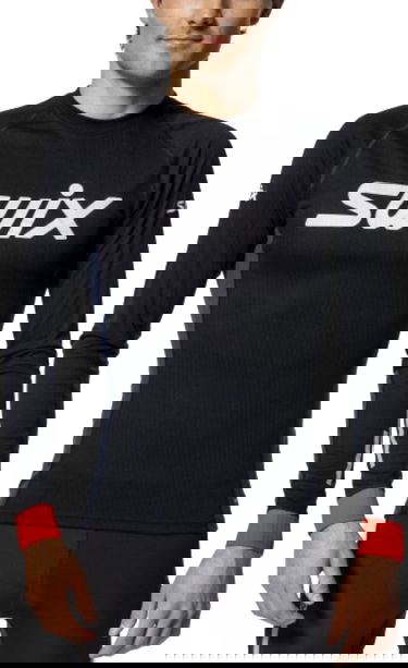 Тениска SWIX SWIX Roadline RaceX Long Sleeve Shirt Черно | 10007-23-10071, 0