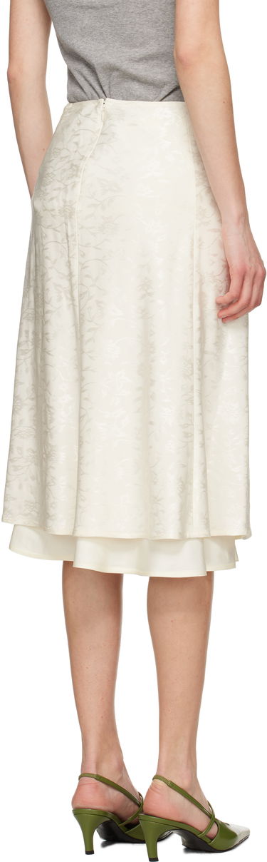 Пола Jil Sander Jil Sander A-Line Midi Skirt Бяло | J03MA0226_J20297, 2