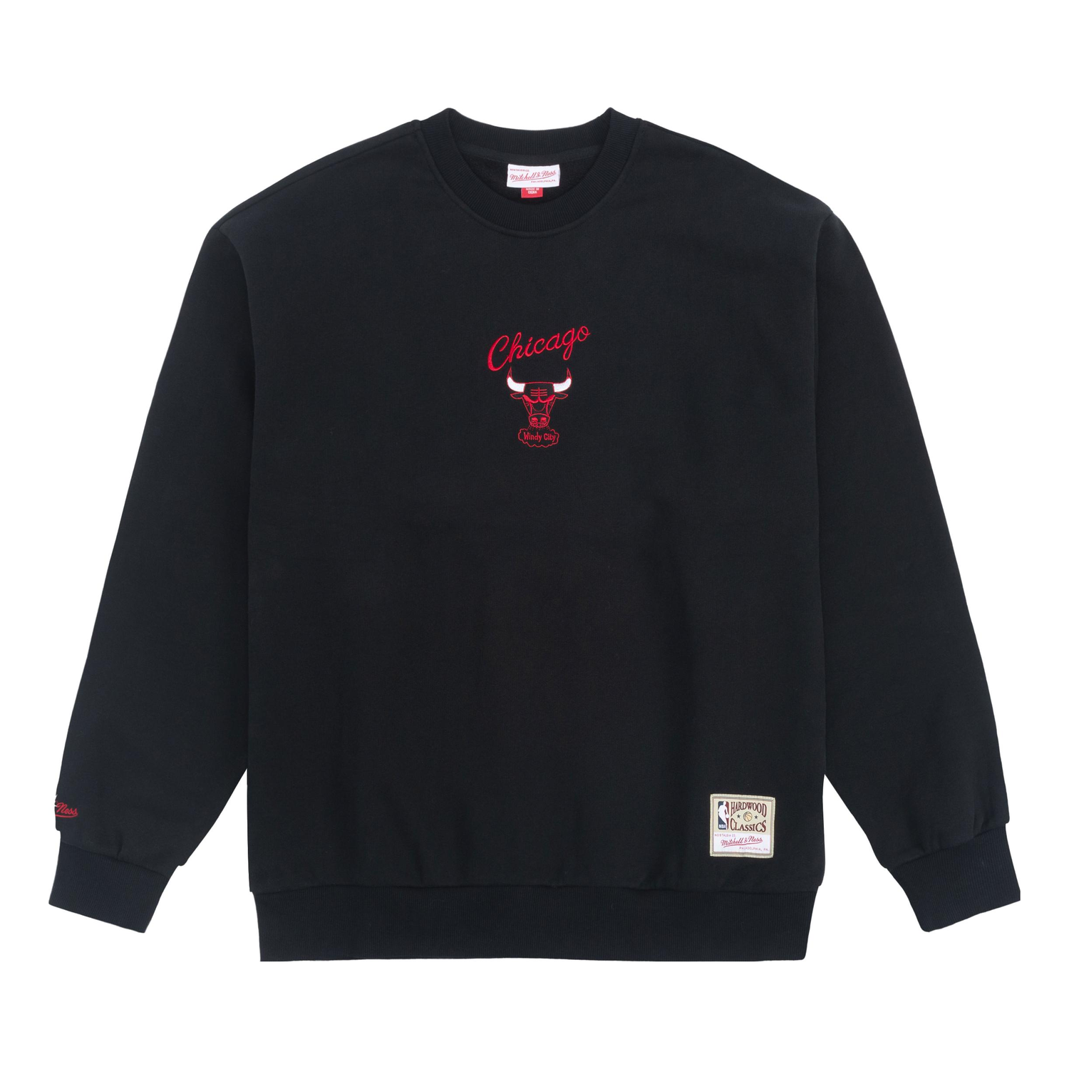 Суитчър Mitchell & Ness NBA Chicago Bulls Sweatshirt Черно | MNJYFWHD23092007, 0